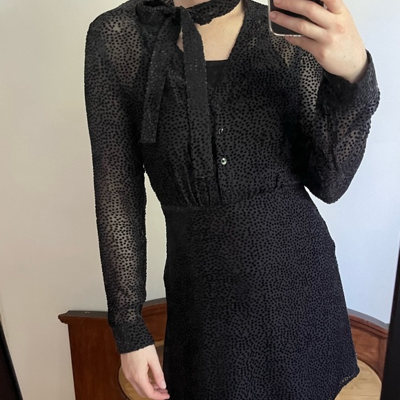 L’AGANCE navy mini dress - Picture 2 of 10